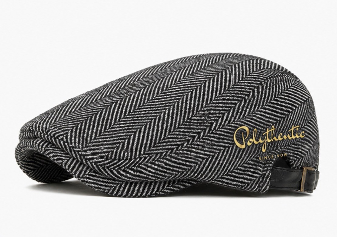 Black n white Polythentic Ivy Cap